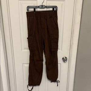 Forever 21 Brown Cargo Joggers